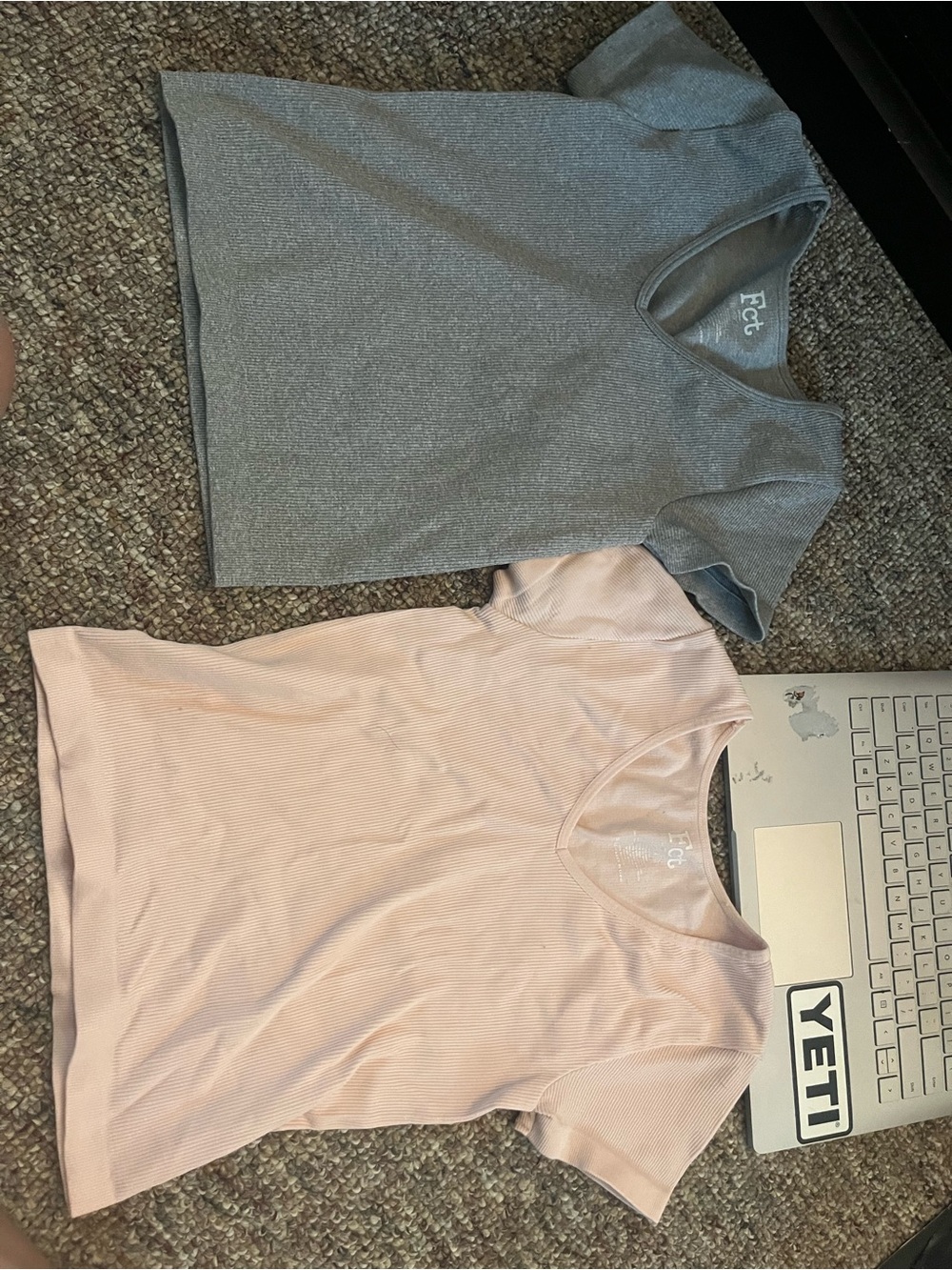 Kids Short Sleeve Tee - Pink and Gray